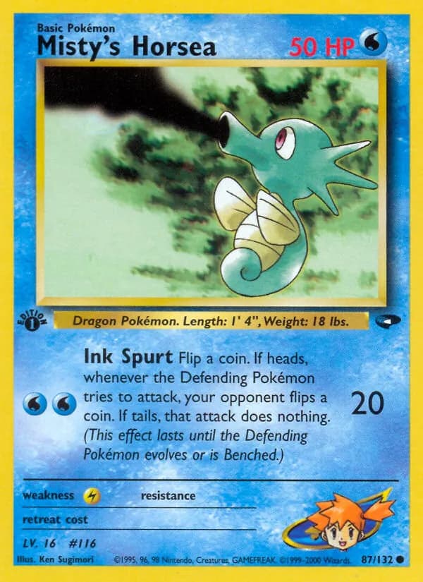 Misty's Horsea — Gym Challenge, Common
