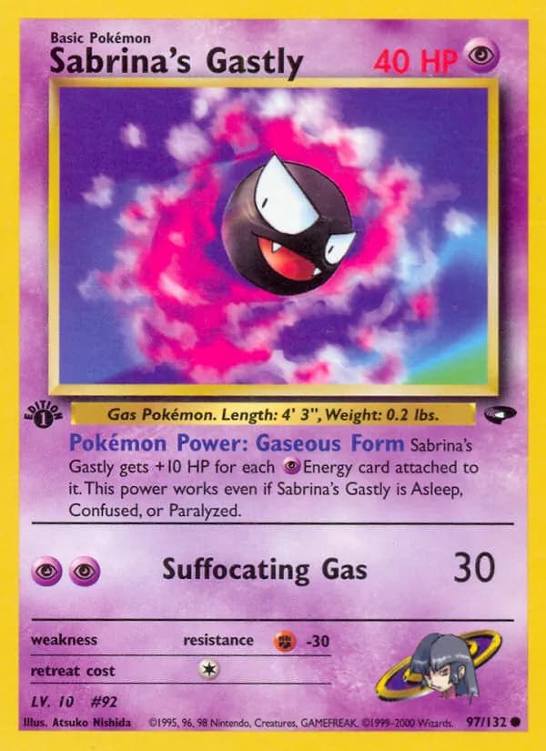 Sabrina's Gastly — Gym Challenge, Common