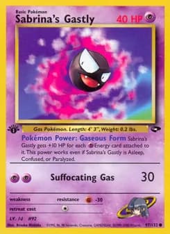 Sabrina's Gastly — Gym Challenge — Common