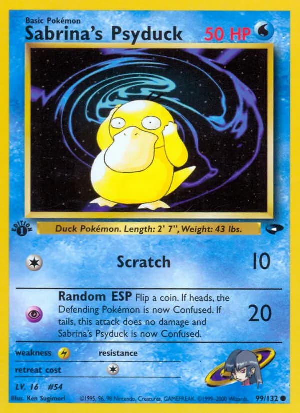 Sabrina's Psyduck — Gym Challenge, Common