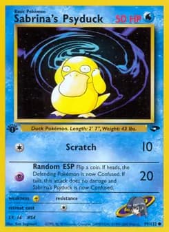 Sabrina's Psyduck — Gym Challenge — Common