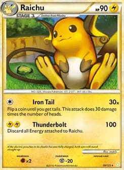 Raichu — HeartGold SoulSilver