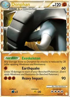 Donphan — HeartGold SoulSilver — Rare PRIME