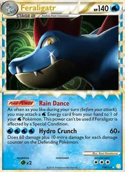 Feraligatr — HeartGold SoulSilver — Rare PRIME