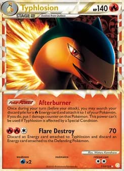 Typhlosion — HeartGold SoulSilver — Rare PRIME