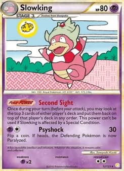 Slowking — HeartGold SoulSilver — Rare Holo