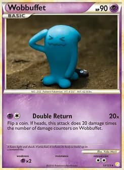 Wobbuffet — HeartGold SoulSilver — Rare Holo