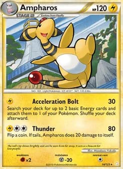 Ampharos — HeartGold SoulSilver — Rare