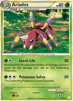 Ariados — HeartGold SoulSilver — Rare