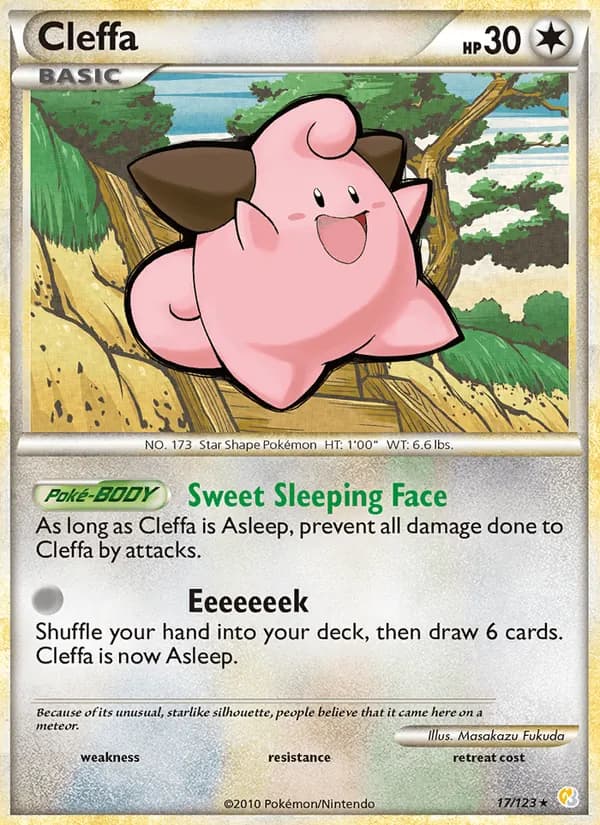 Cleffa — HeartGold SoulSilver, Rare