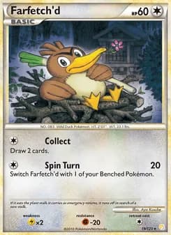 Farfetch’d — HeartGold SoulSilver — Rare