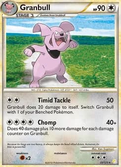 Granbull — HeartGold SoulSilver — Rare