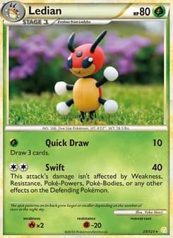 Ledian — HeartGold SoulSilver — Rare