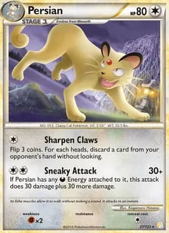 Persian — HeartGold SoulSilver