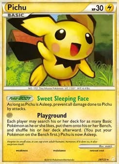 Pichu — HeartGold SoulSilver — Rare