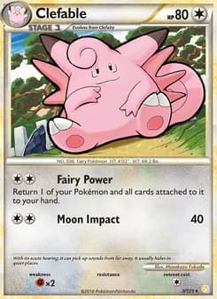 Clefable — HeartGold SoulSilver