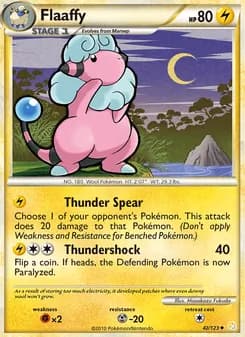 Flaaffy — HeartGold SoulSilver — Uncommon
