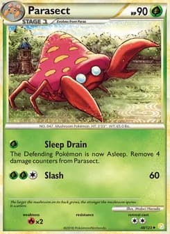 Parasect — HeartGold SoulSilver