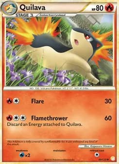 Quilava — HeartGold SoulSilver — Uncommon