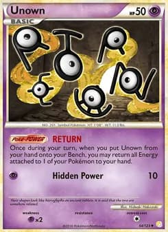 Unown — HeartGold SoulSilver — Uncommon