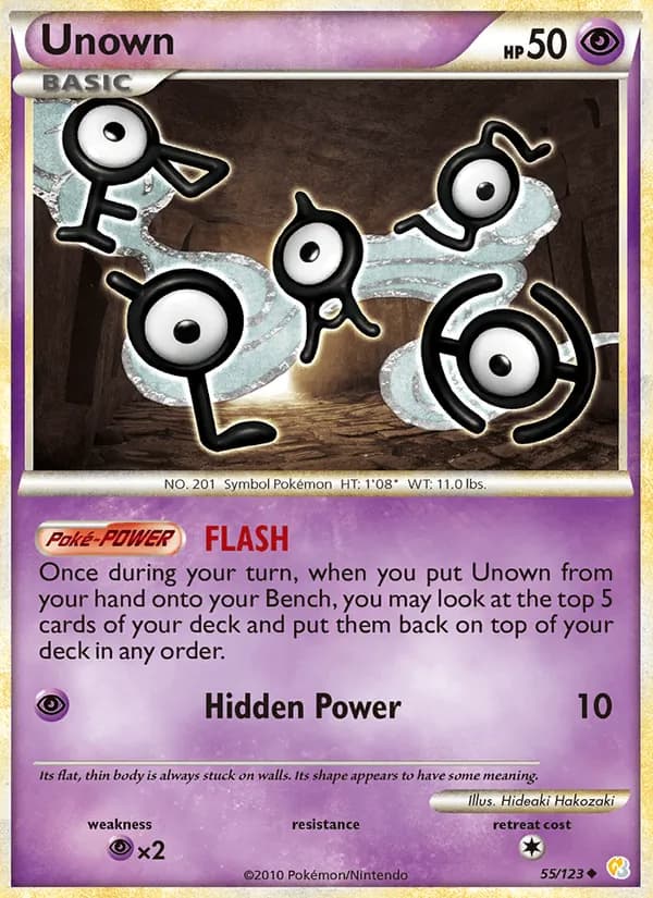 Unown — HeartGold SoulSilver, Uncommon