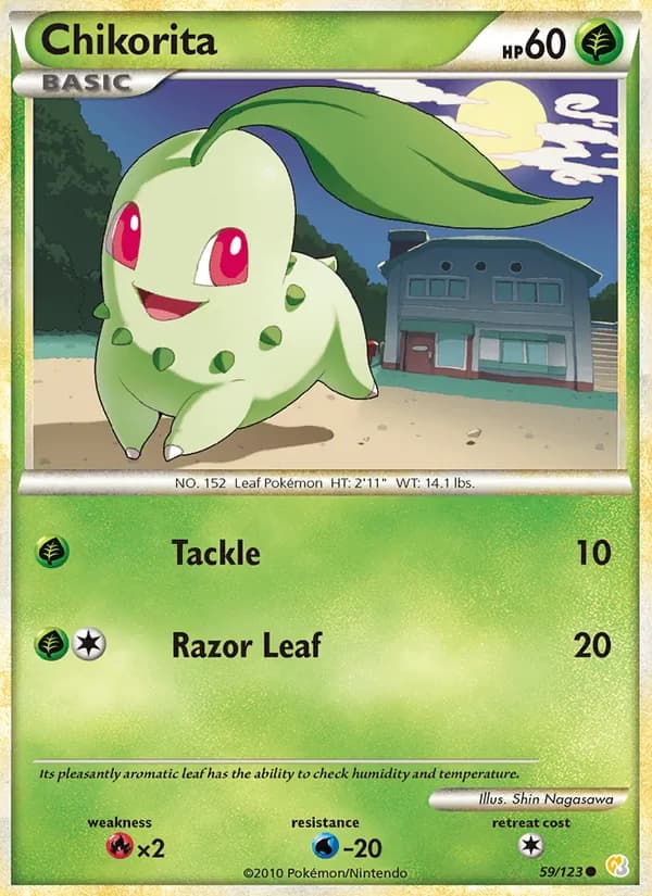 Chikorita — HeartGold SoulSilver, Common