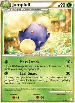 Jumpluff — HeartGold SoulSilver — Rare Holo