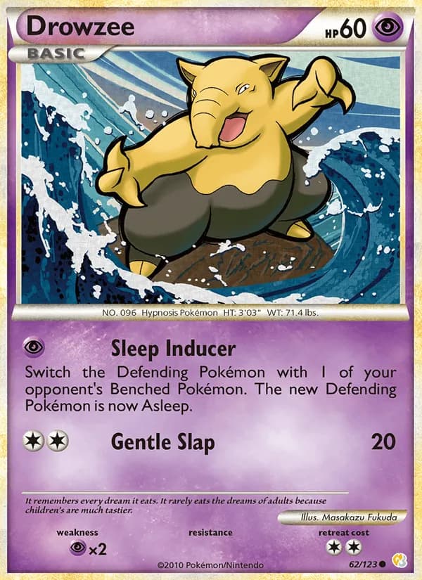 Drowzee — HeartGold SoulSilver, Common
