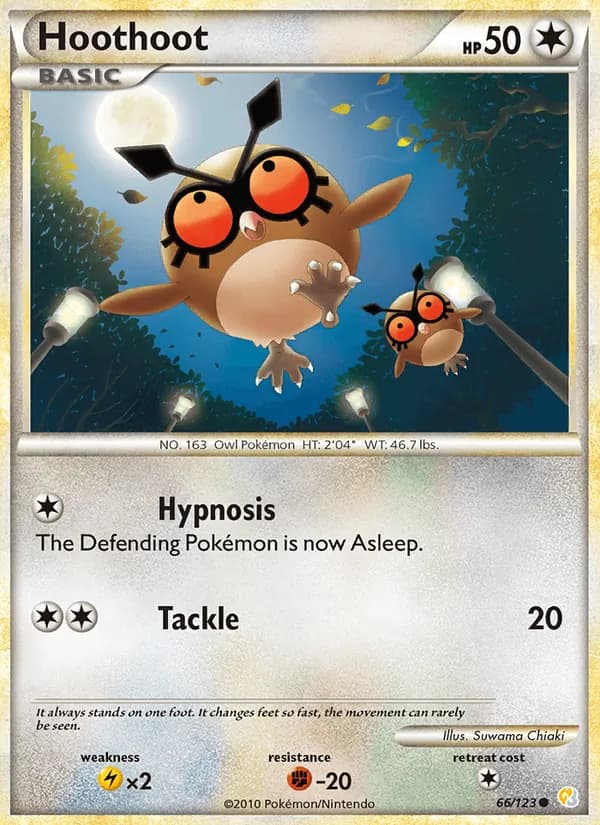 Hoothoot — HeartGold SoulSilver, Common