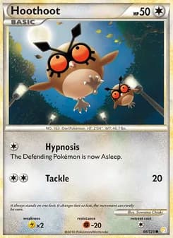 Hoothoot — HeartGold SoulSilver — Common