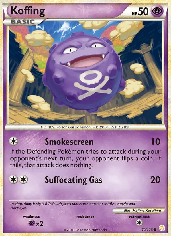 Koffing — HeartGold SoulSilver, Common