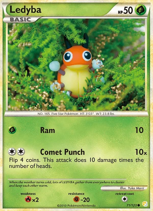 Ledyba — HeartGold SoulSilver, Common