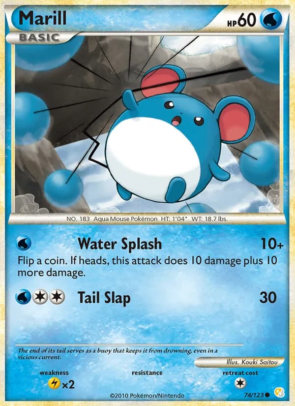 Marill — HeartGold SoulSilver, Common