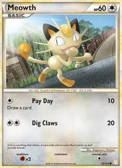 Meowth — HeartGold SoulSilver