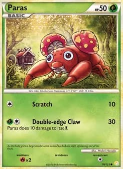 Paras — HeartGold SoulSilver