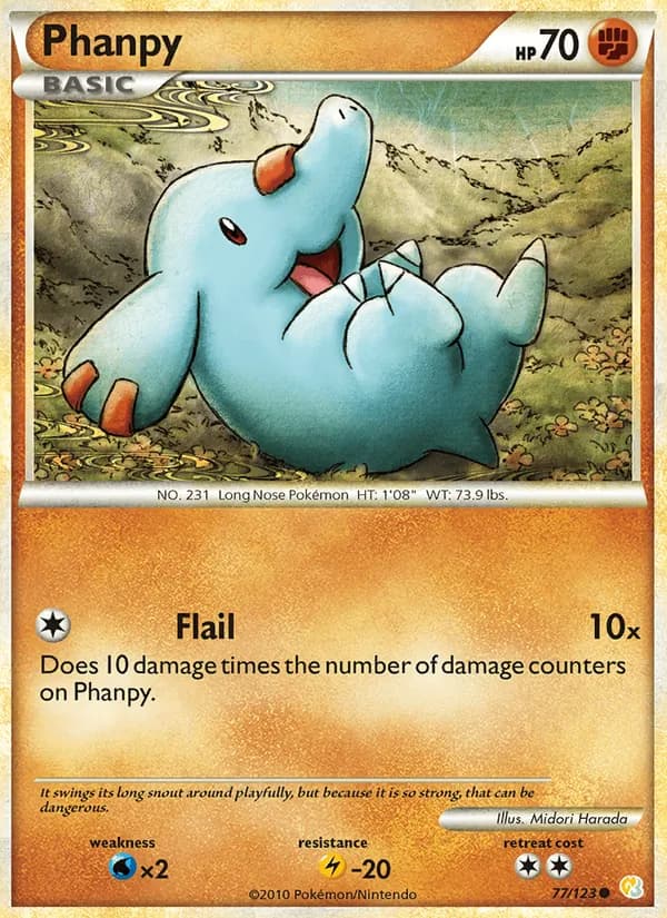 Phanpy — HeartGold SoulSilver, Common