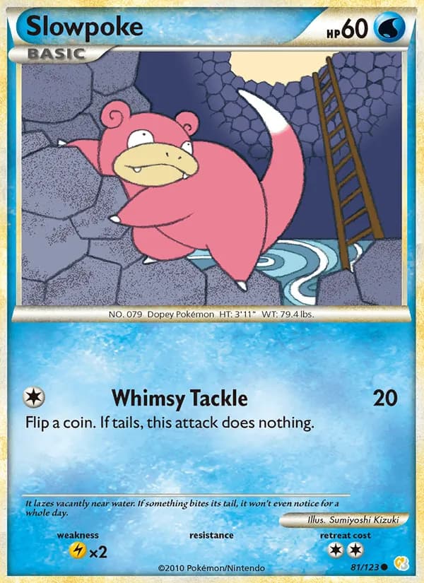 Slowpoke — HeartGold SoulSilver, Common