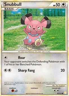 Snubbull — HeartGold SoulSilver — Common