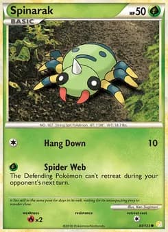 Spinarak — HeartGold SoulSilver — Common