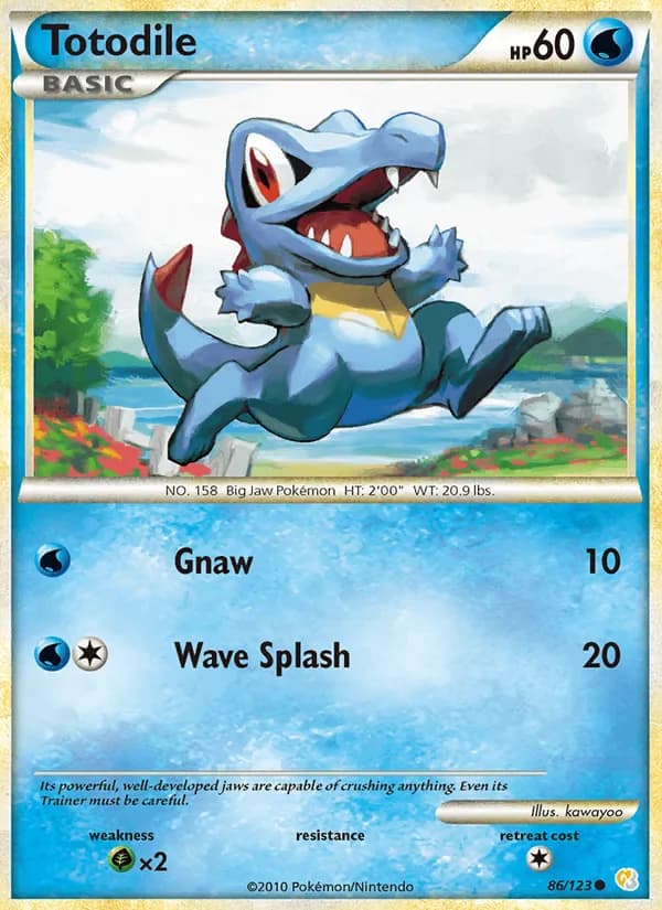 Totodile — HeartGold SoulSilver, Common