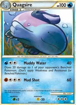 Quagsire — HeartGold SoulSilver — Rare Holo