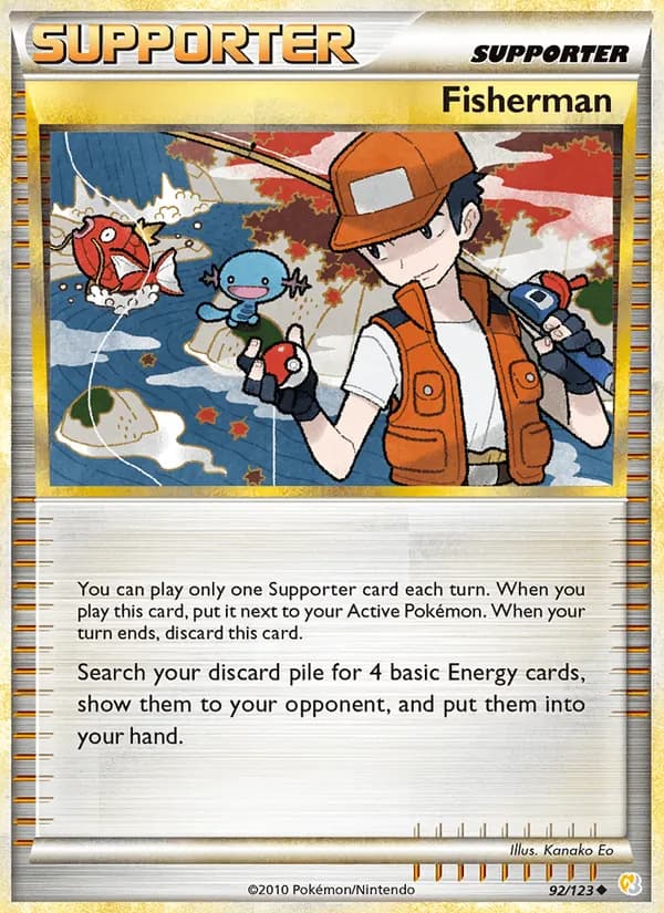 Fisherman — HeartGold SoulSilver, Uncommon