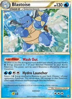 Blastoise — Unleashed — Rare