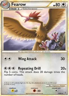 Fearow — Unleashed — Rare