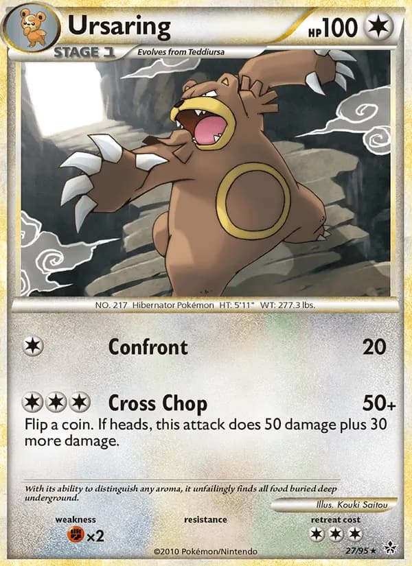 Ursaring — Unleashed, Rare