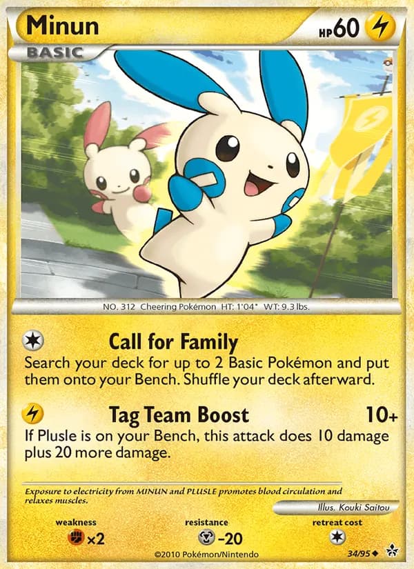Minun — Unleashed, Uncommon