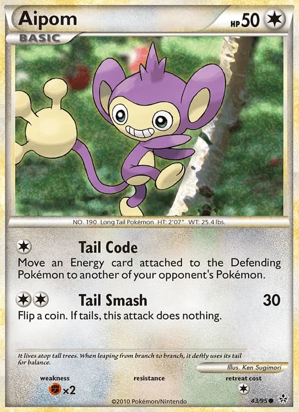 Aipom — Unleashed, Common