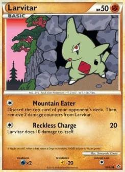 Larvitar — Unleashed — Common
