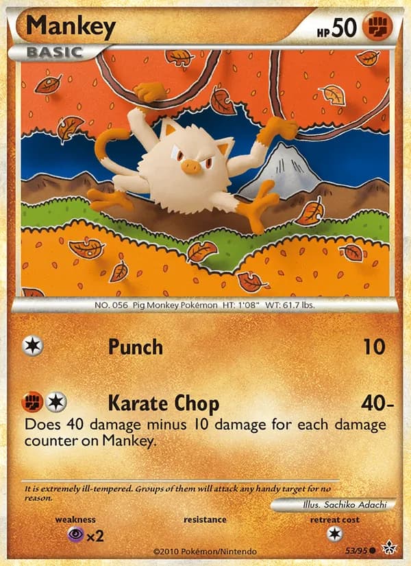 Mankey — Unleashed, Common
