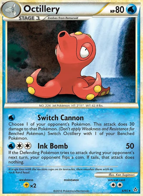 Octillery — Unleashed, Rare Holo